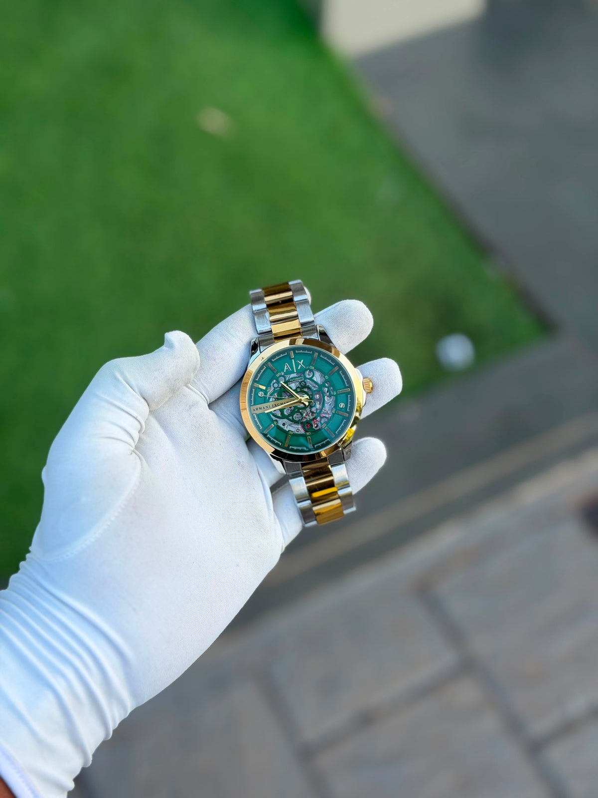Analog Automatic Mechanical Wrist Watch for Men – Skeleton Dial Design, Classic Hand Wind Watch for Daily Wear, Business, Travel, and Casual Use