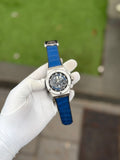Men’s Luxury Chronograph Watch – Detailed Dial & Leather-Style Strap