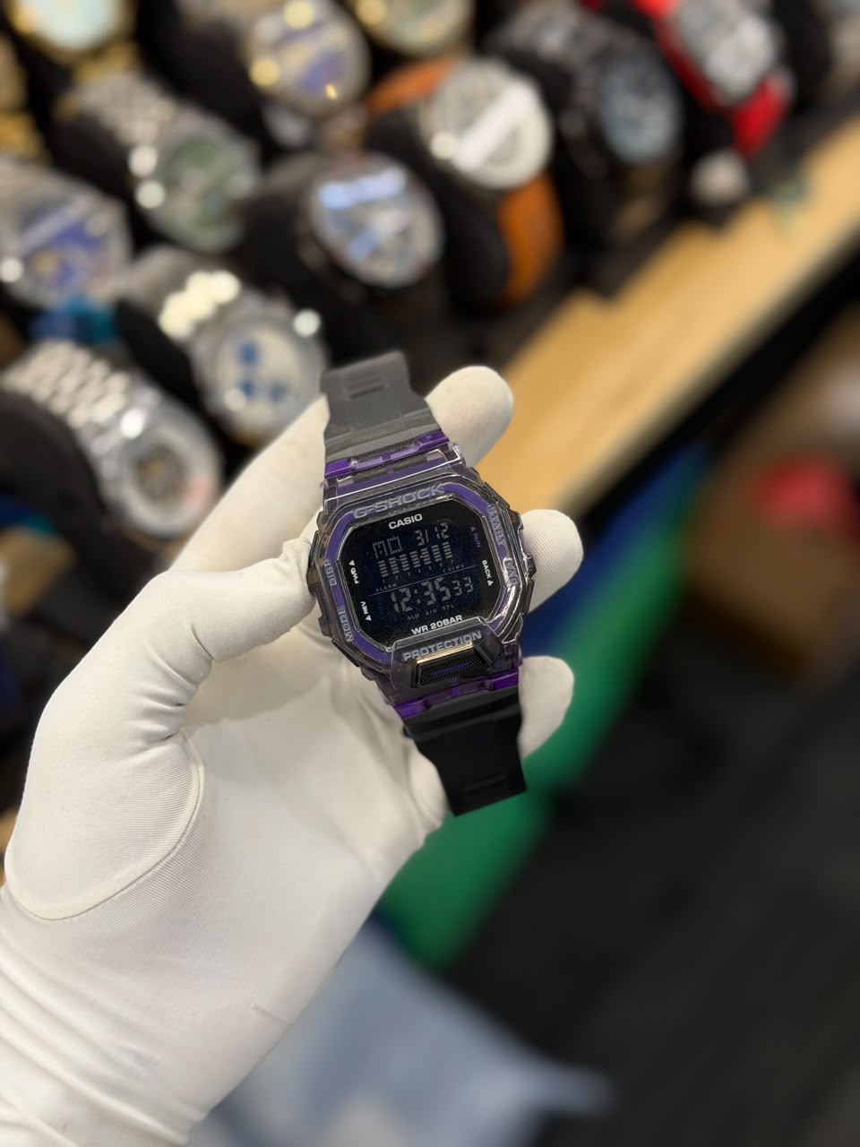 Transparent  Digital Sports Watch