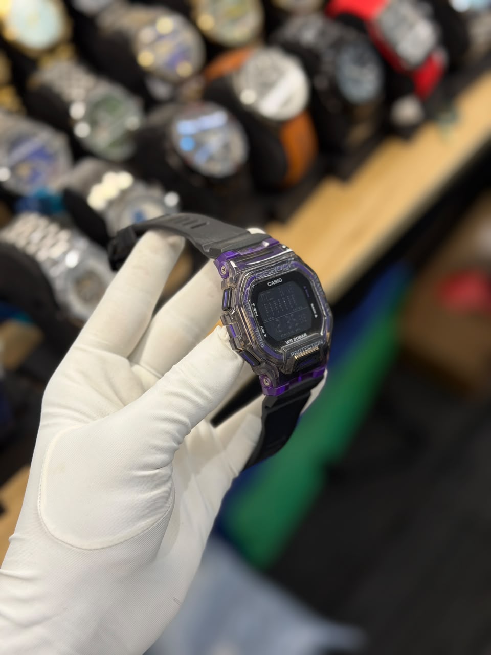 Transparent  Digital Sports Watch