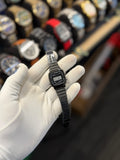 Vintage Square Digital Watch with Black  Strap – 7A Quality