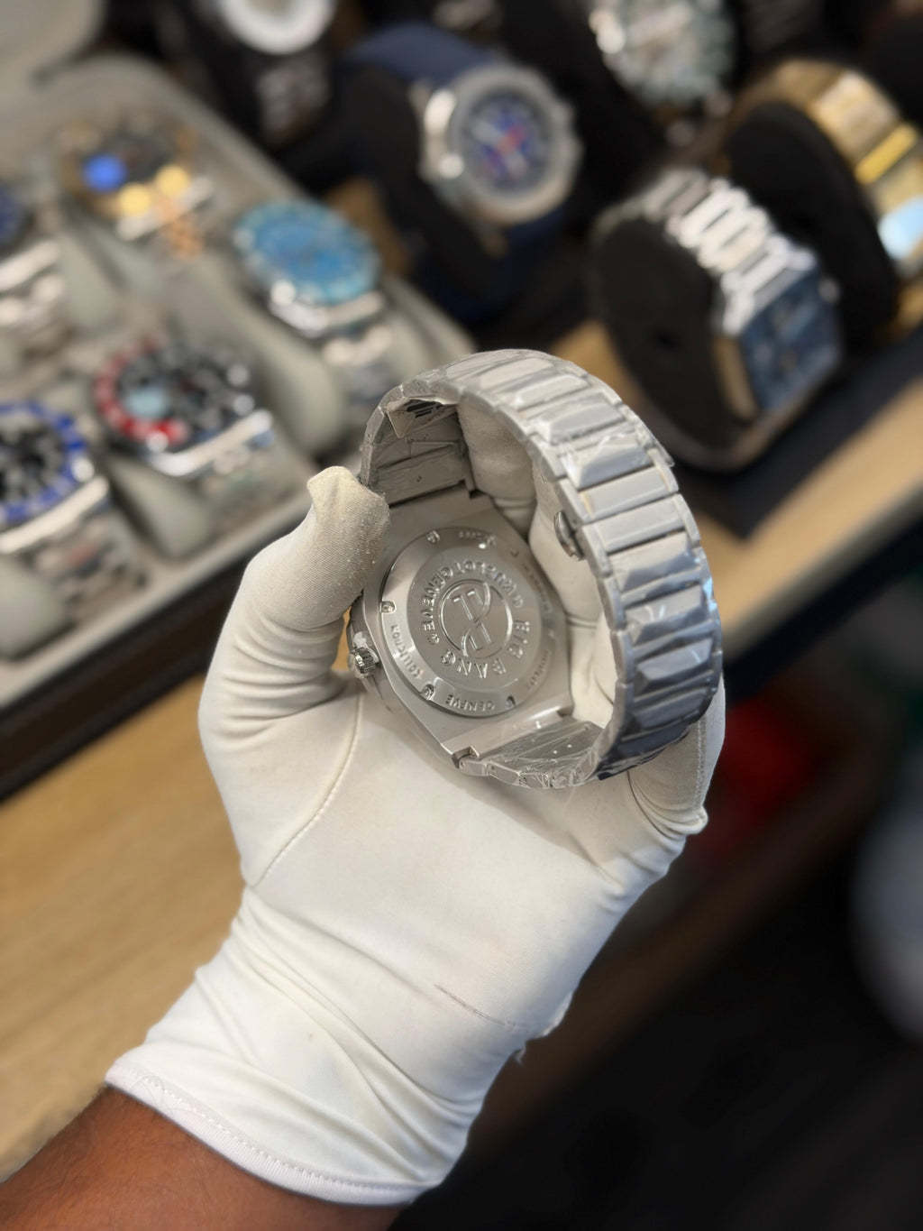 Luxury Silver Skeleton Dial Watch for Men