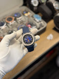 Luxury Blue Dial Automatic Watch for Men – Premium Rubber Strap
