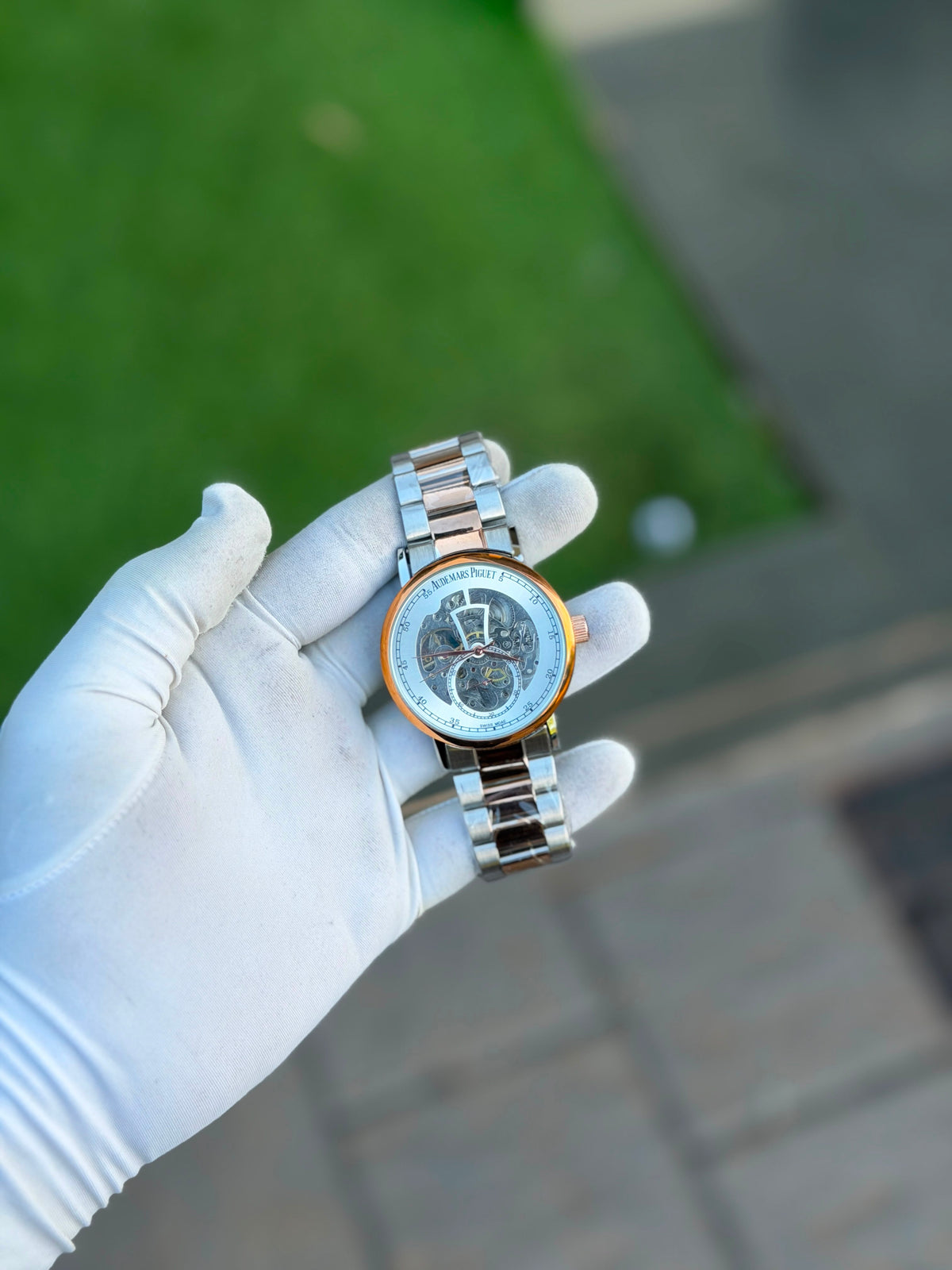 Analog Automatic Mechanical Wrist Watch for Men – Skeleton Dial Design, Classic Hand Wind Watch for Daily Wear, Business, Travel, and Casual Use