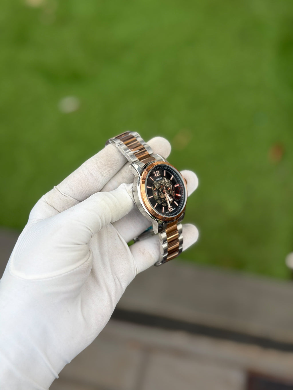 Men's Luxury Skeleton Automatic-Style Watch – Premium Metal Bracelet