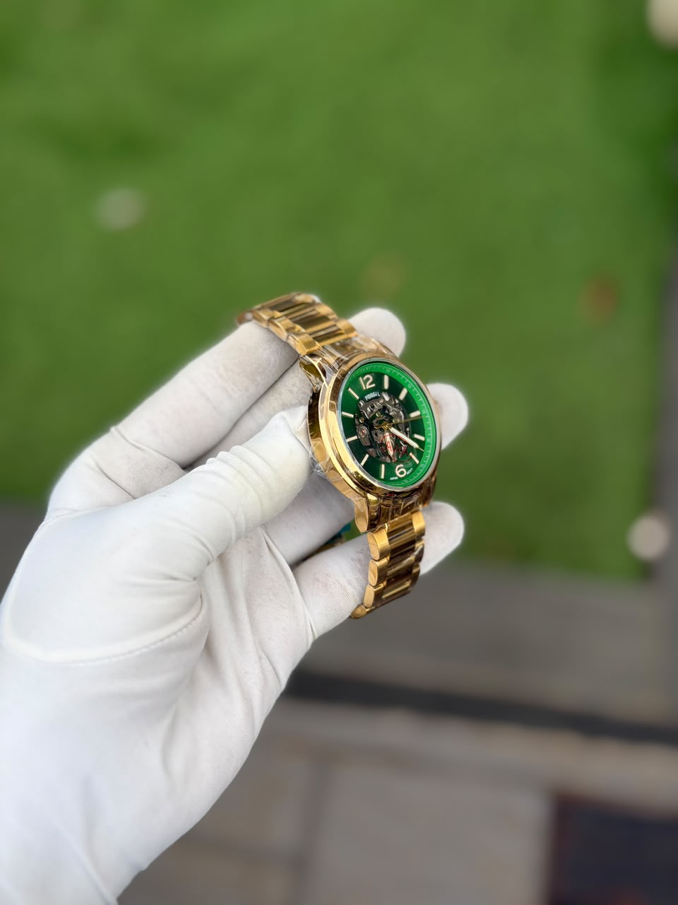 Men's Luxury Skeleton Automatic-Style Watch – Premium Metal Bracelet