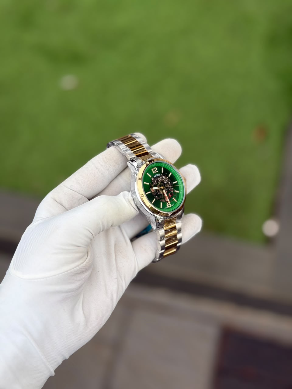 Men's Luxury Skeleton Automatic-Style Watch – Premium Metal Bracelet