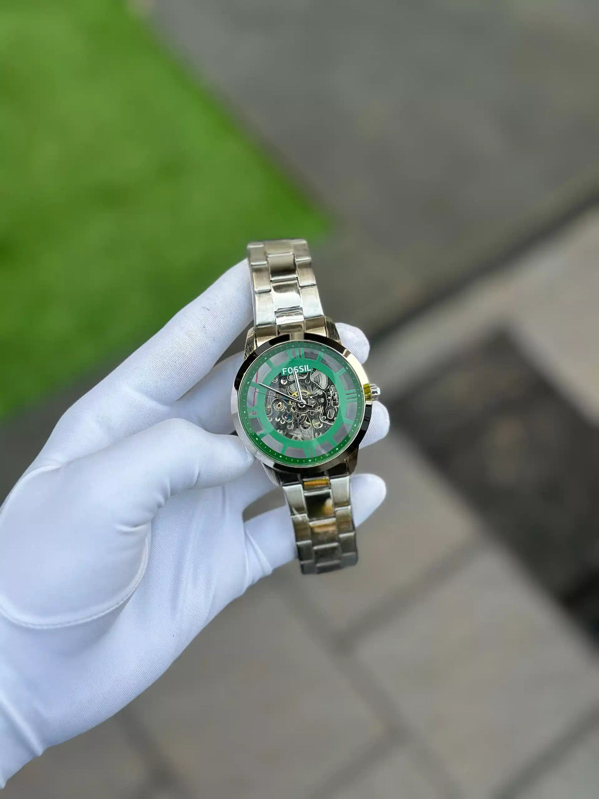 Analog Automatic Mechanical Wrist Watch for Men – Skeleton Dial Design, Classic Hand Wind Watch for Daily Wear, Business, Travel, and Casual Use