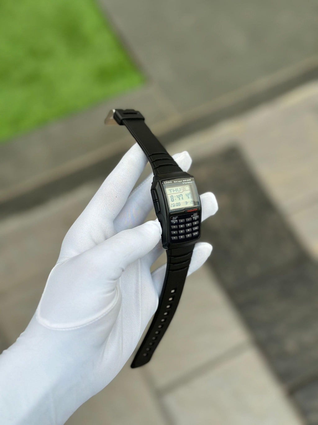Digital Calculator Watch for Men – Quartz Movement Retro Style