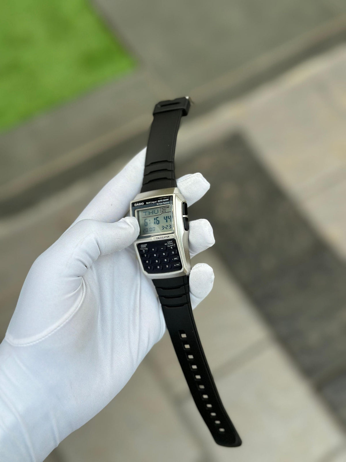 Digital Calculator Watch for Men – Quartz Movement Retro Style